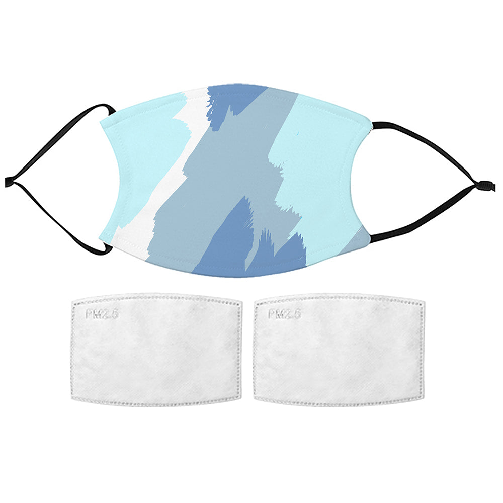 Blue Surfer Design Face Mask
