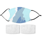 Blue Surfer Design Face Mask
