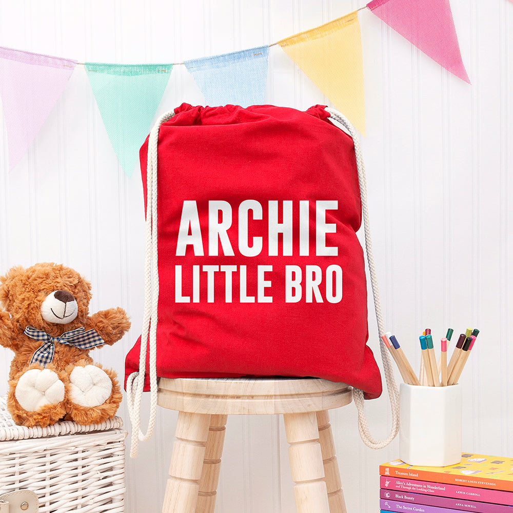 Boy's Personalised Brother Gym Bag