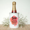 Bridal Personalised Miniature Champagne Bucket