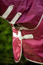 100g Stable Rug With Detachable Neck - Burgundy