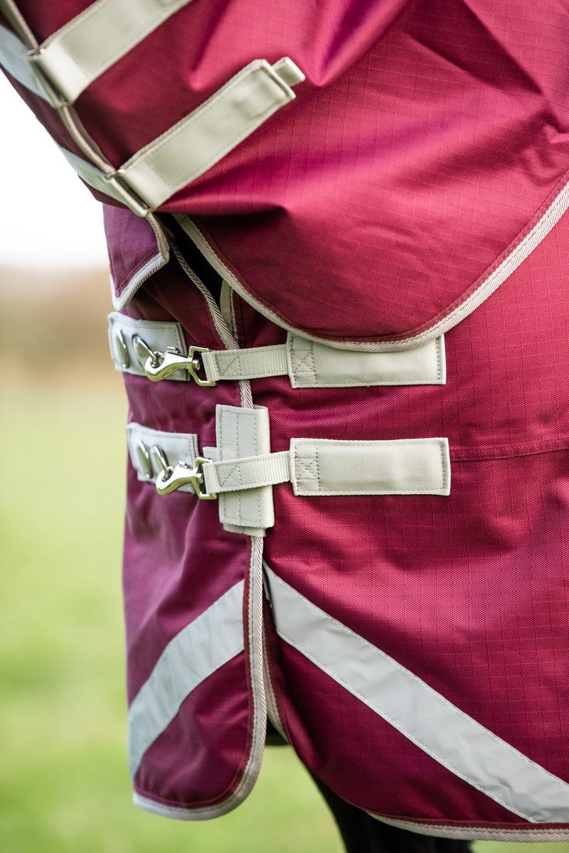 200G Detachable Neck Turnout Rug - Burgundy