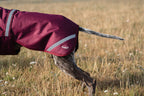 Luxe Waterproof Dog Coat 0g - Burgundy