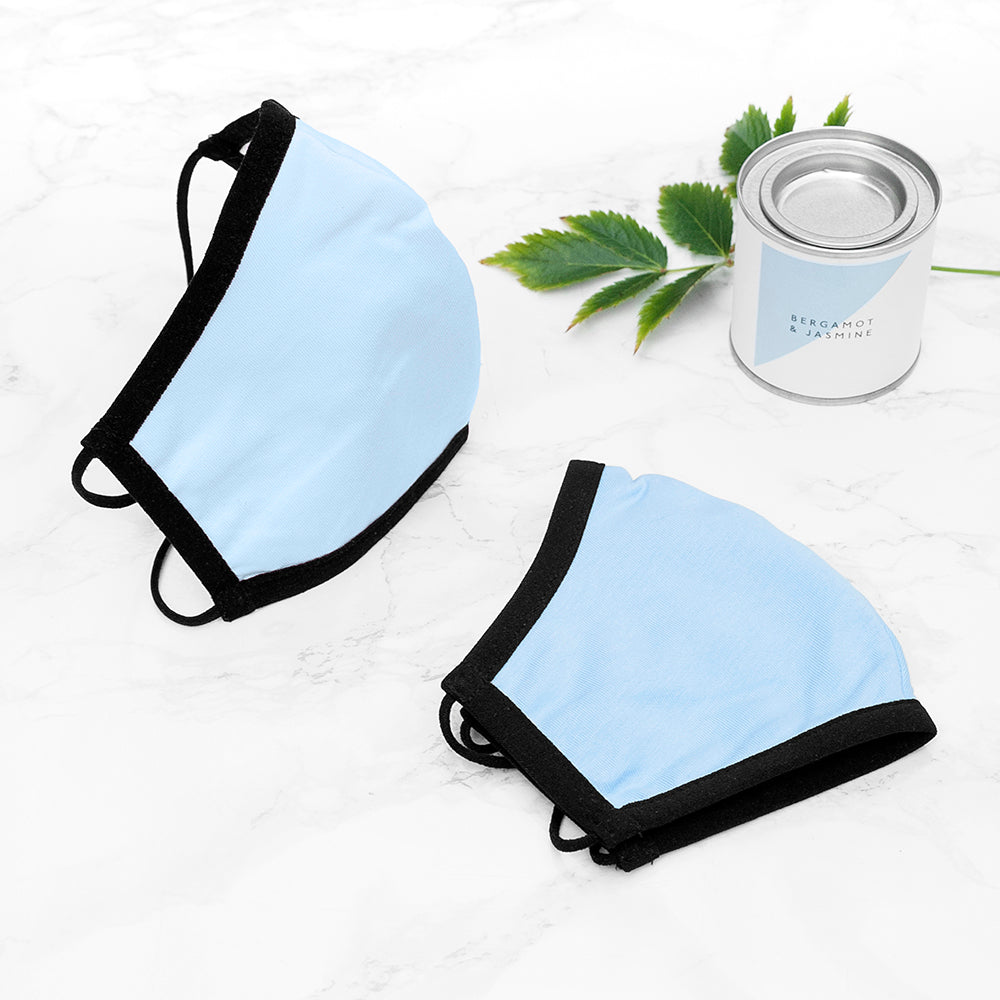 Treat Republic Colour Range Comfort-Fit Face Covering - Pack of 2