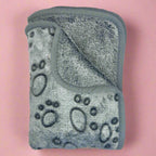 Dog Blanket - Grey Paws
