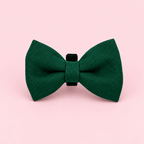 Dog Bow Tie - Forest Green