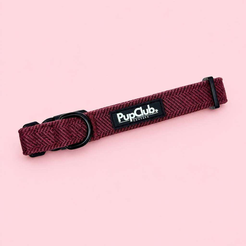 Collar - Berry Tweed