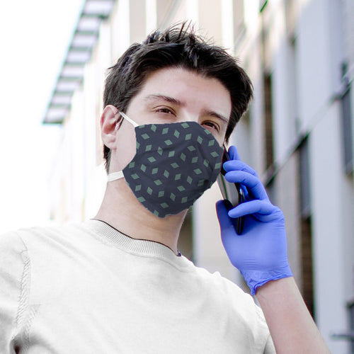 Diamond Pattern Face Mask
