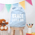 Girl's Personalised Sister Gym Bag