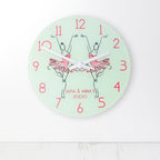 Graceful Ballet Dancer Personalised Wall Clock