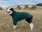 WIDE FIT Fleece Dog Jumper - Hunter Green