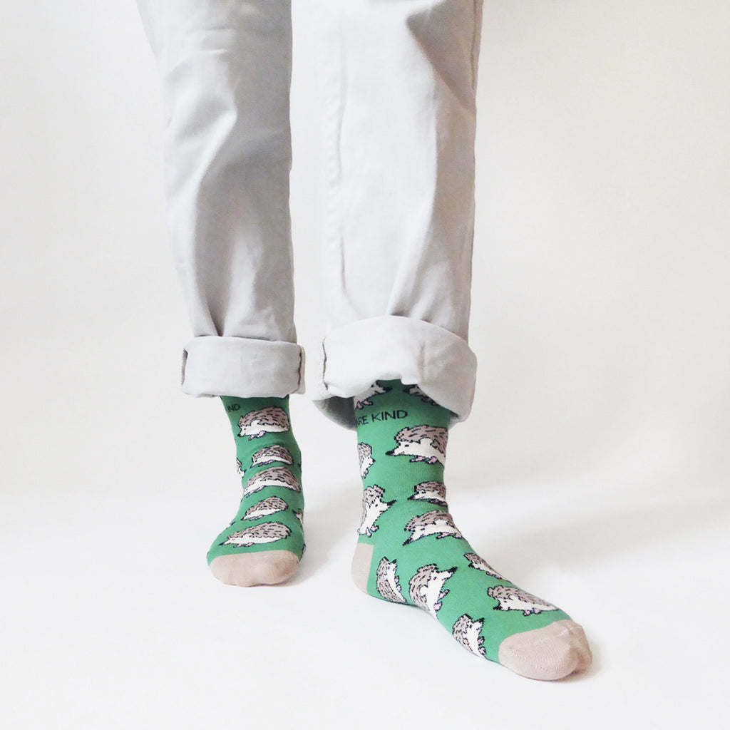 Save the Hedgehogs Bamboo Socks