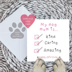 My dog mum is…card