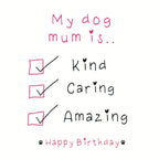 My dog mum is…card