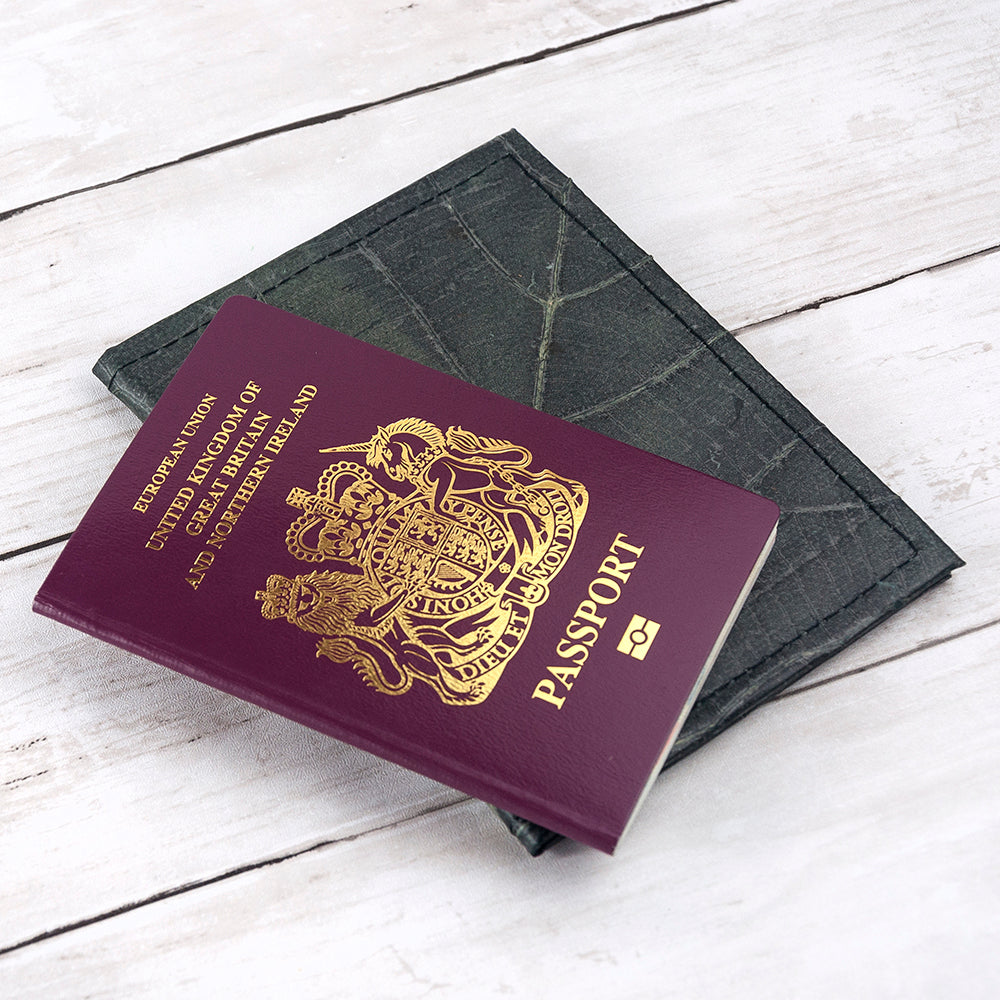 Leaf Leather Passport Cover