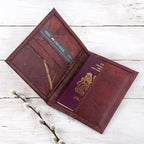 Leaf Leather Passport Cover
