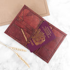 Leaf Leather Passport Cover
