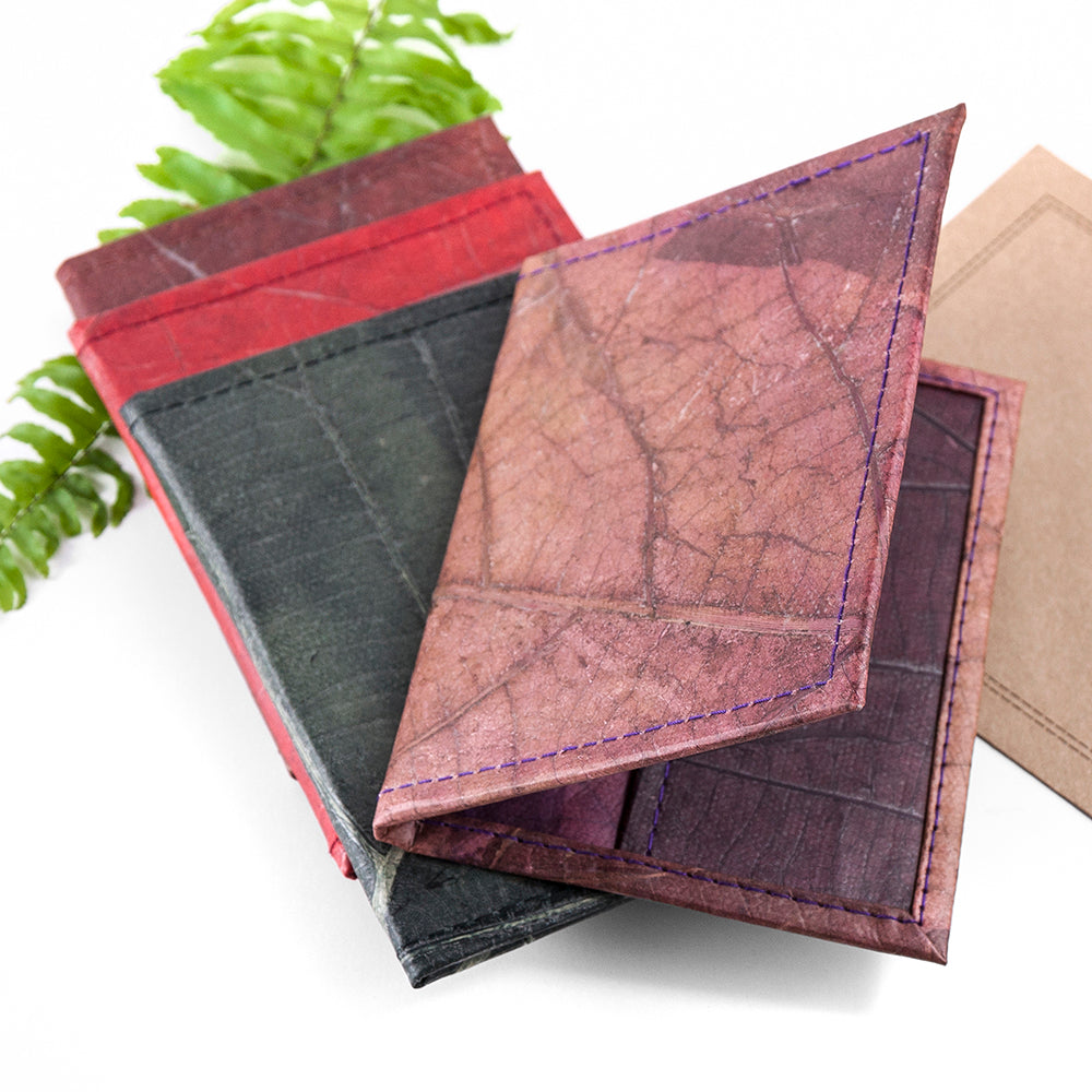 Leaf Leather Passport Cover