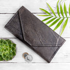 Leaf Leather Women's Envelope Wallet