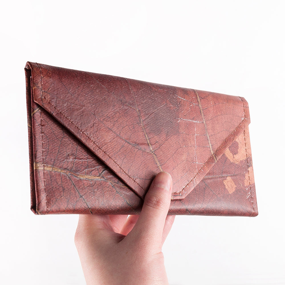 Leaf Leather Women's Envelope Wallet