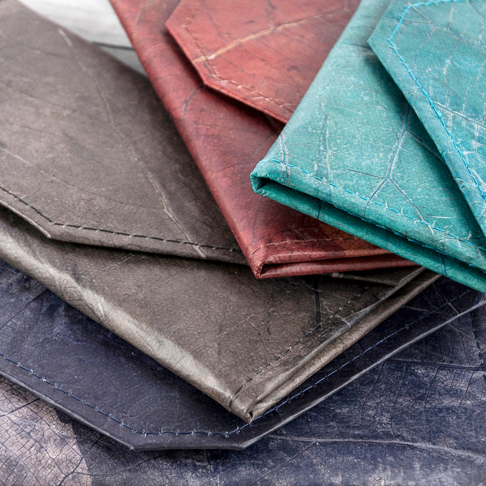 Leaf Leather Women's Envelope Wallet