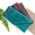 Leaf Leather Women's Envelope Wallet