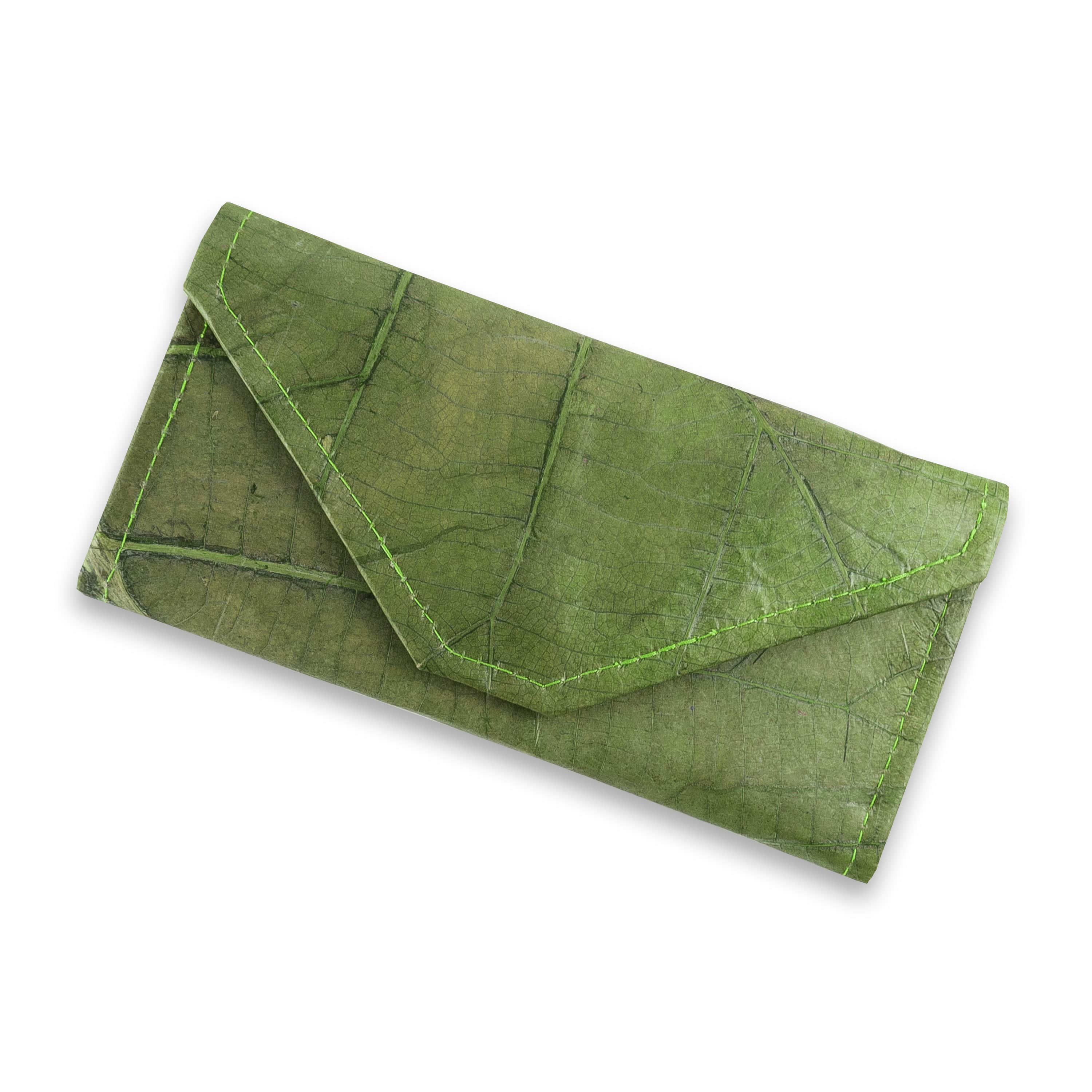 Leaf Leather Women's Envelope Wallet