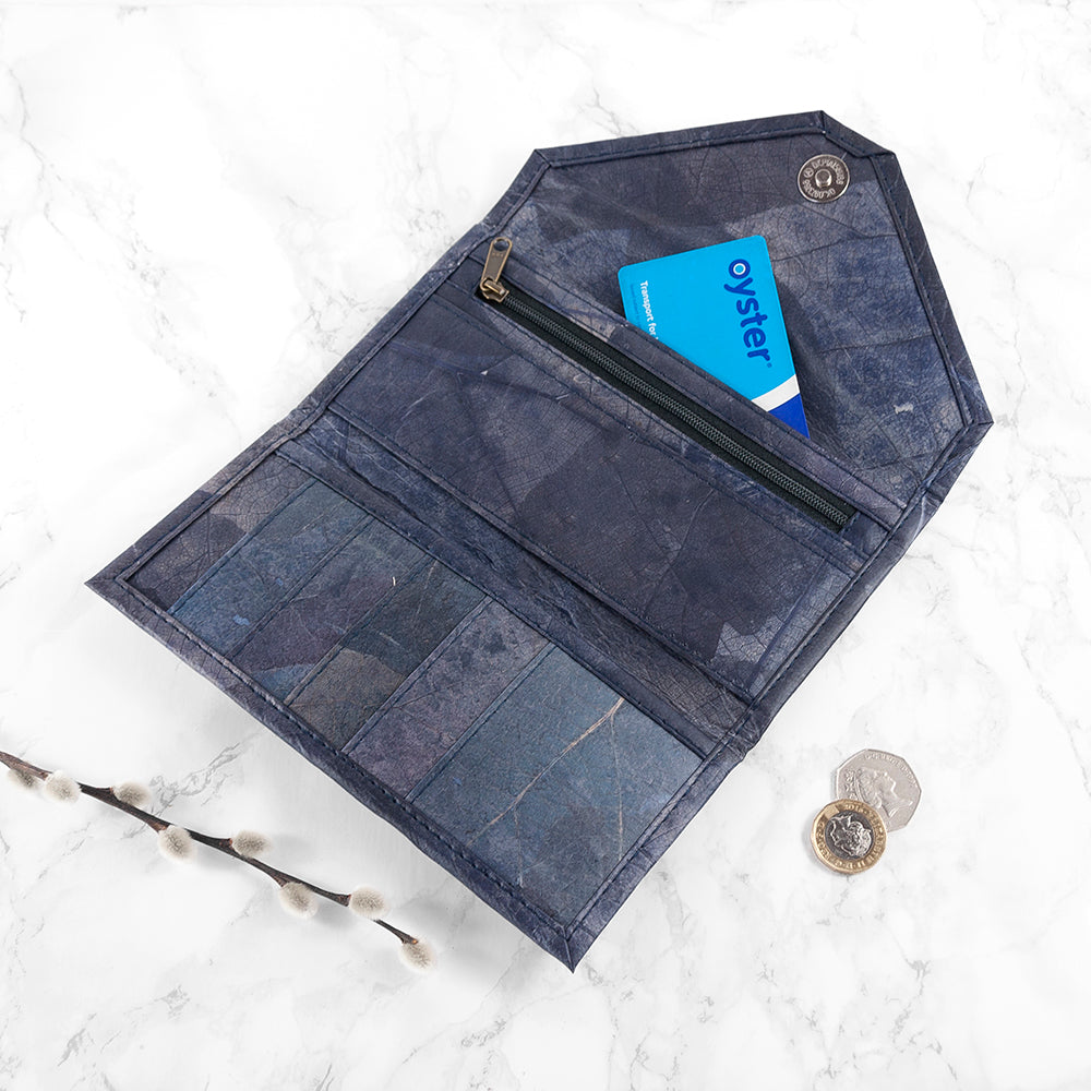 Leaf Leather Women's Envelope Wallet