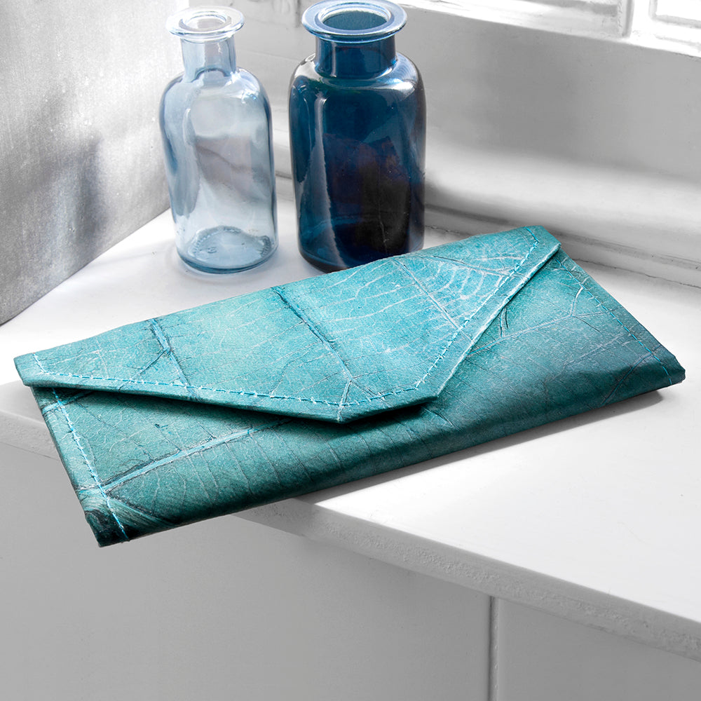 Leaf Leather Women's Envelope Wallet