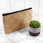 Leaf Leather Clutch Bag - Small