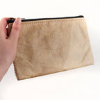 Leaf Leather Clutch Bag - Small
