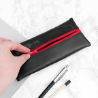 Upcycled Truck Tyre Rubber Flat Pencil Case