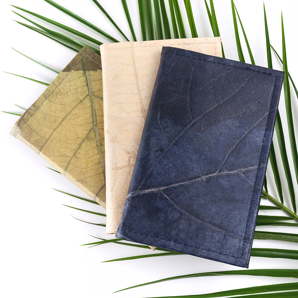 A6 Leaf Leather Notebook