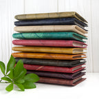 A6 Leaf Leather Notebook