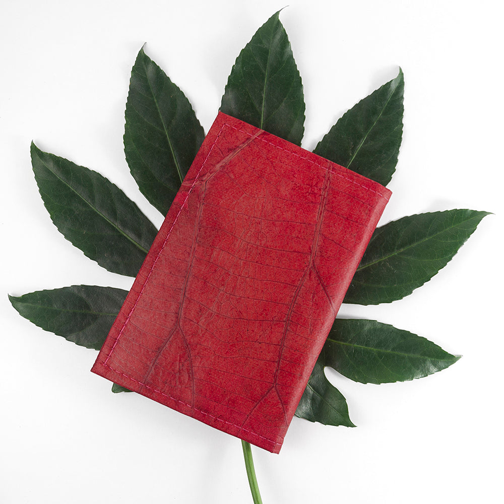 A6 Leaf Leather Notebook