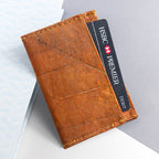 Leaf Leather Minimalist Card Holder