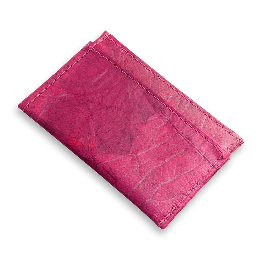 Leaf Leather Minimalist Card Holder