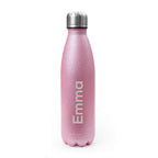 Personalised Glitter Insulated Water Bottle