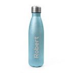 Personalised Glitter Insulated Water Bottle