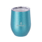 Personalised Insulated Stemless Glitter Wine Tumbler