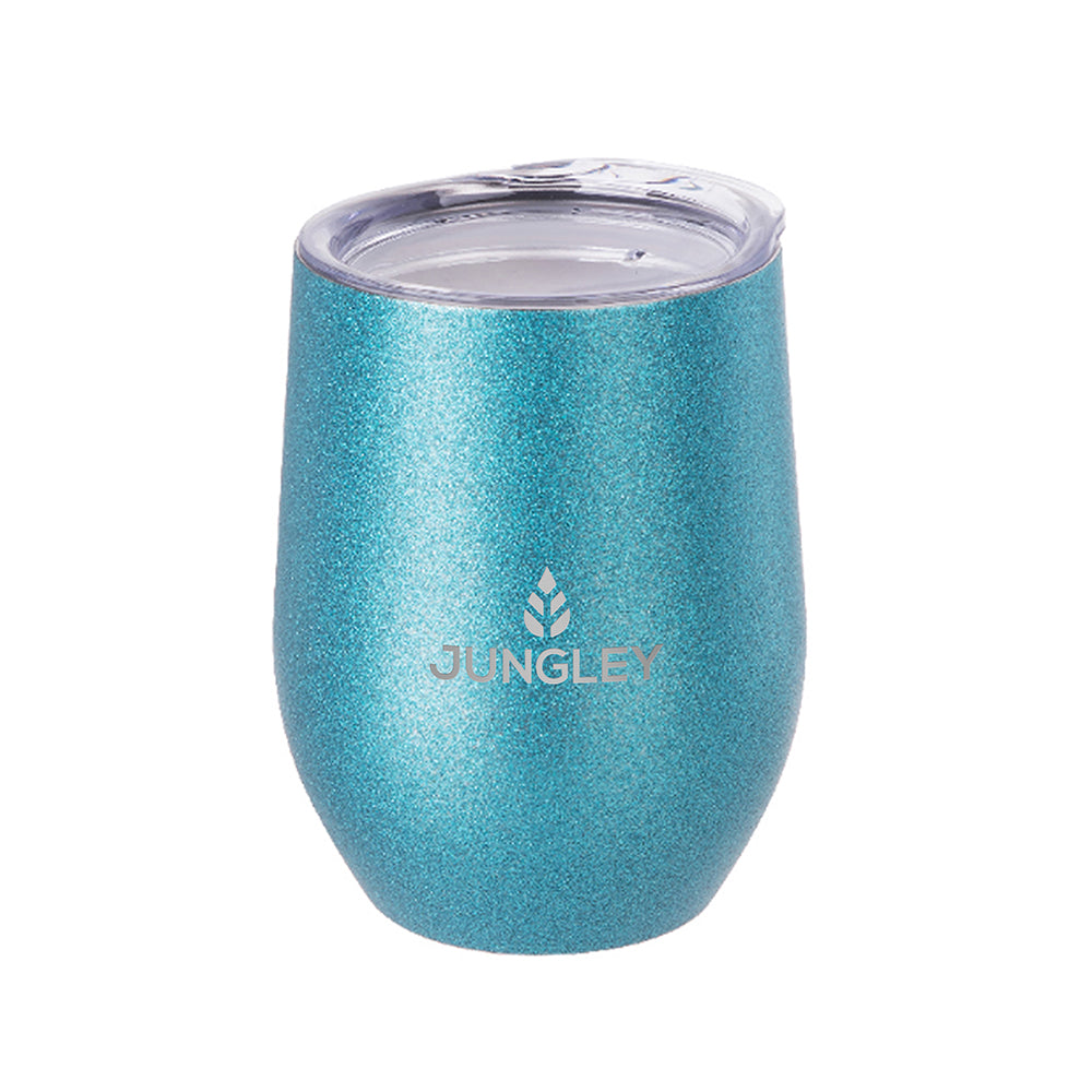Personalised Insulated Stemless Glitter Wine Tumbler
