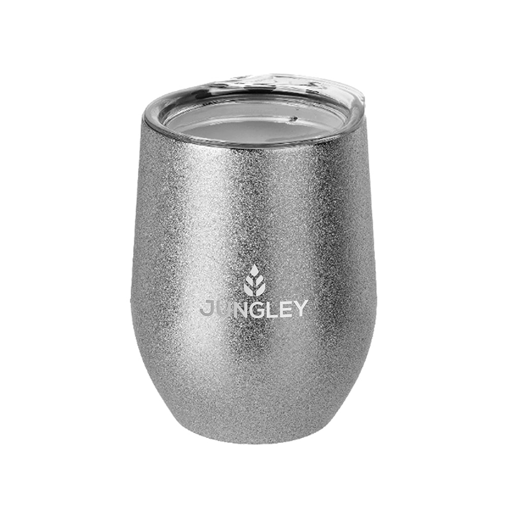 Personalised Insulated Stemless Glitter Wine Tumbler