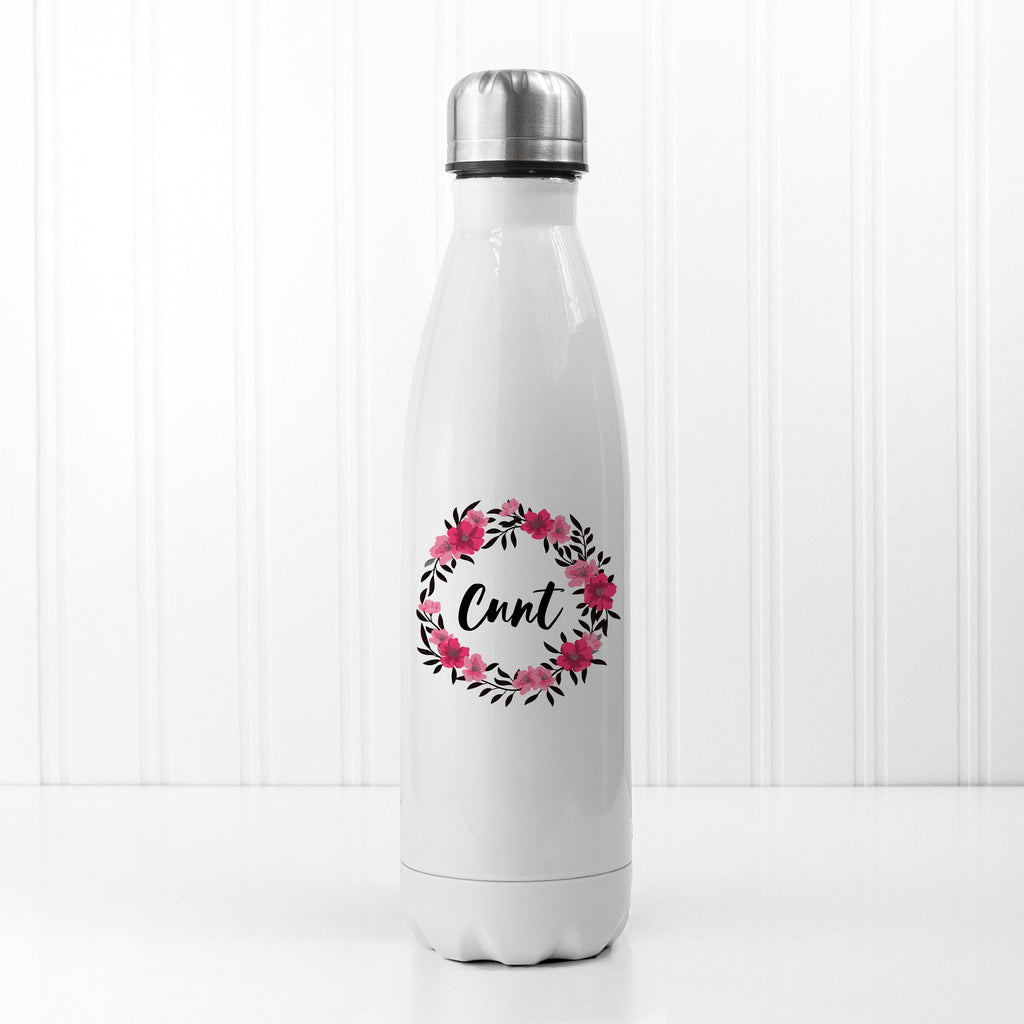 C-nt Floral - Mouthy Water Bottle