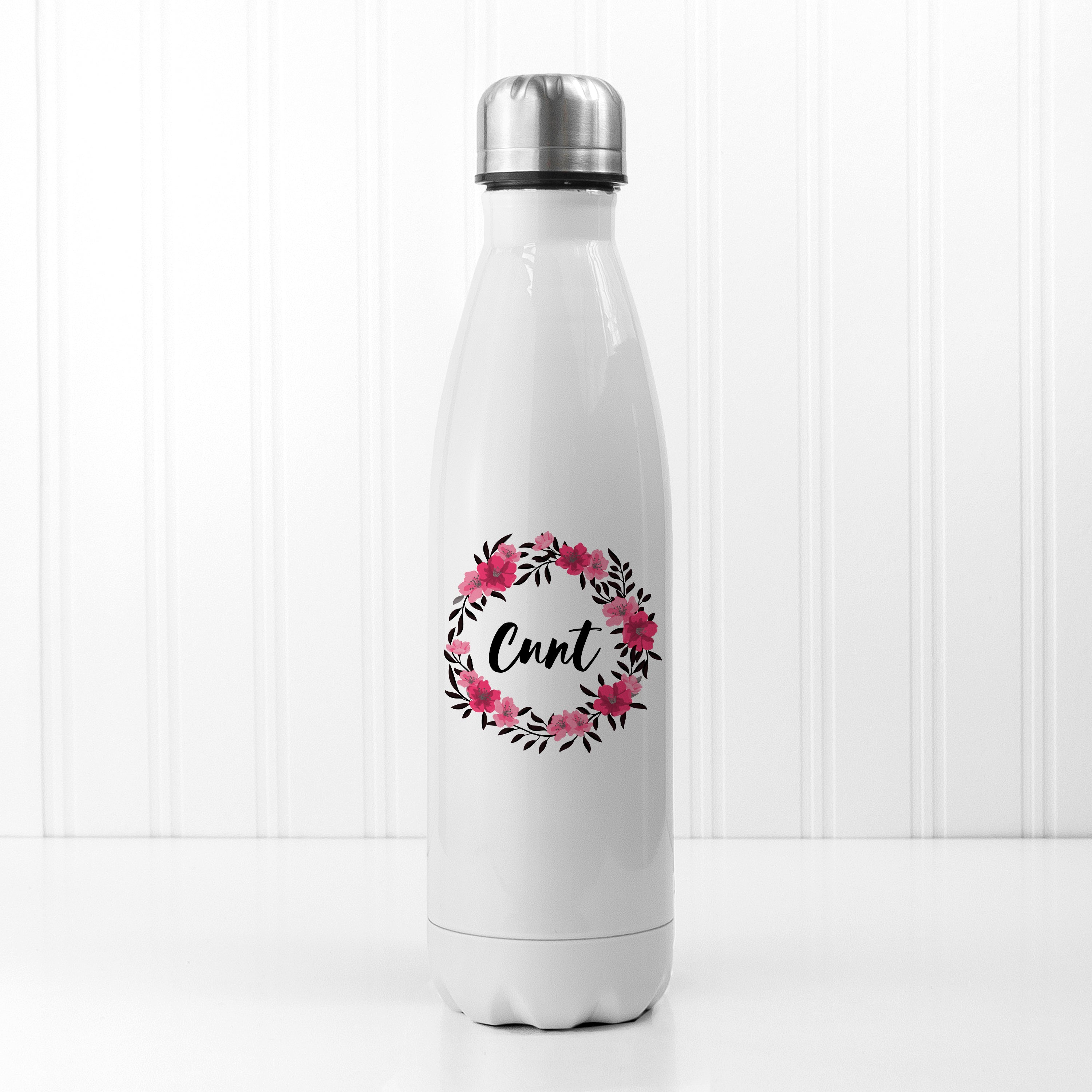 C-nt Floral - Mouthy Water Bottle