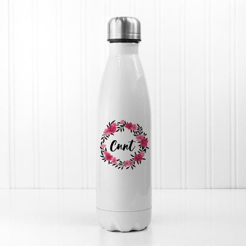 C-nt Floral - Mouthy Water Bottle