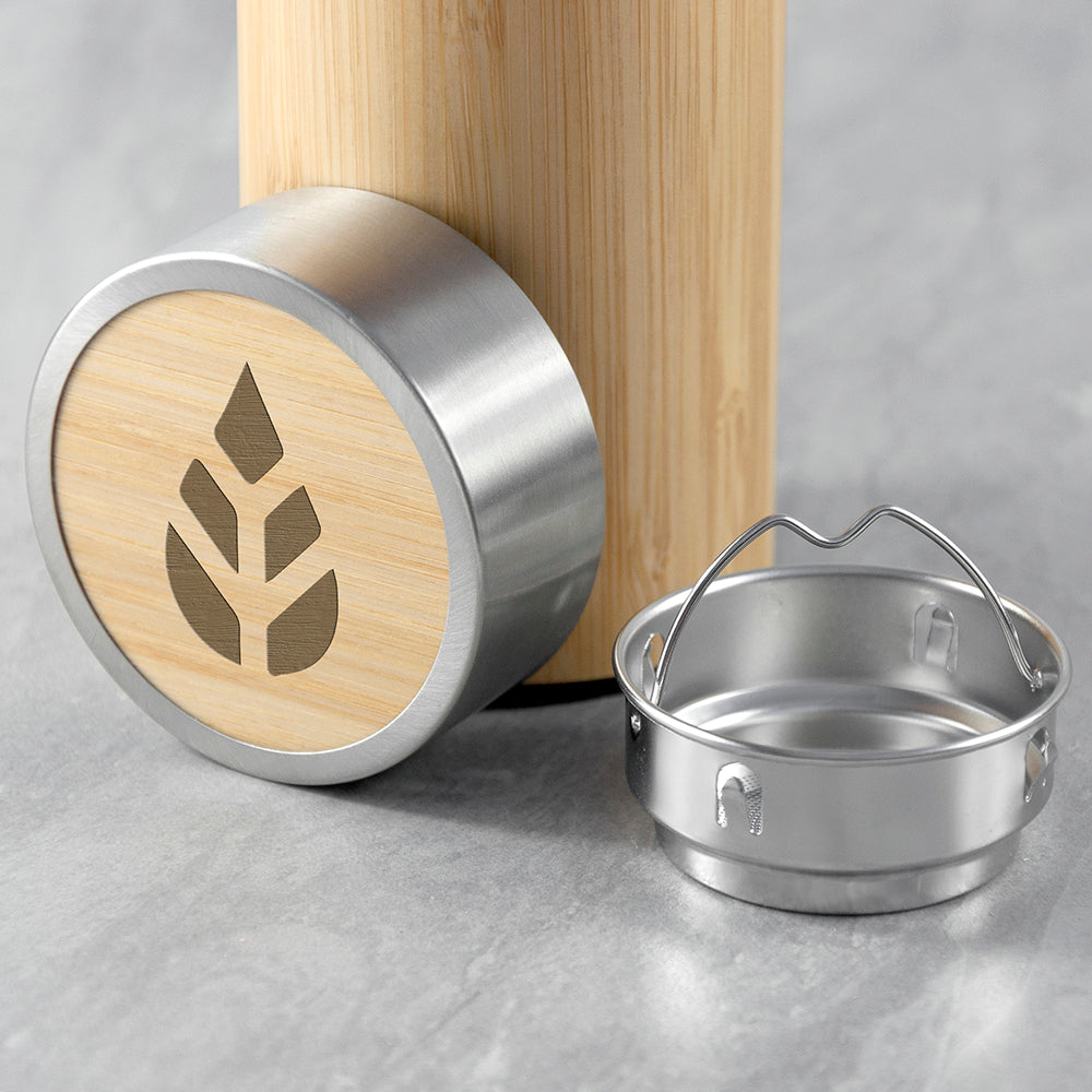 Personalised Bamboo Thermos
