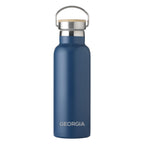 Personalised Insulated Bottle 17oz Bamboo Lid - Small Personalisation