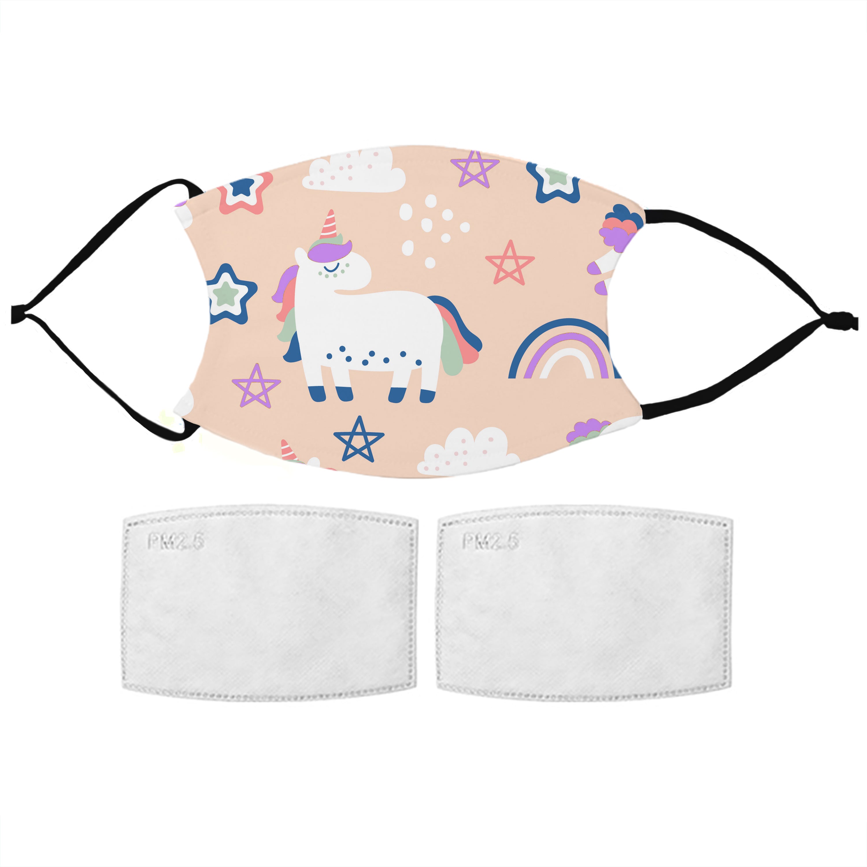 Kids Cute Unicorn Face Mask