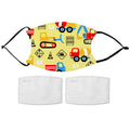Kids Digger Pattern Face Mask