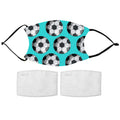 Kids Football Pattern Face Mask